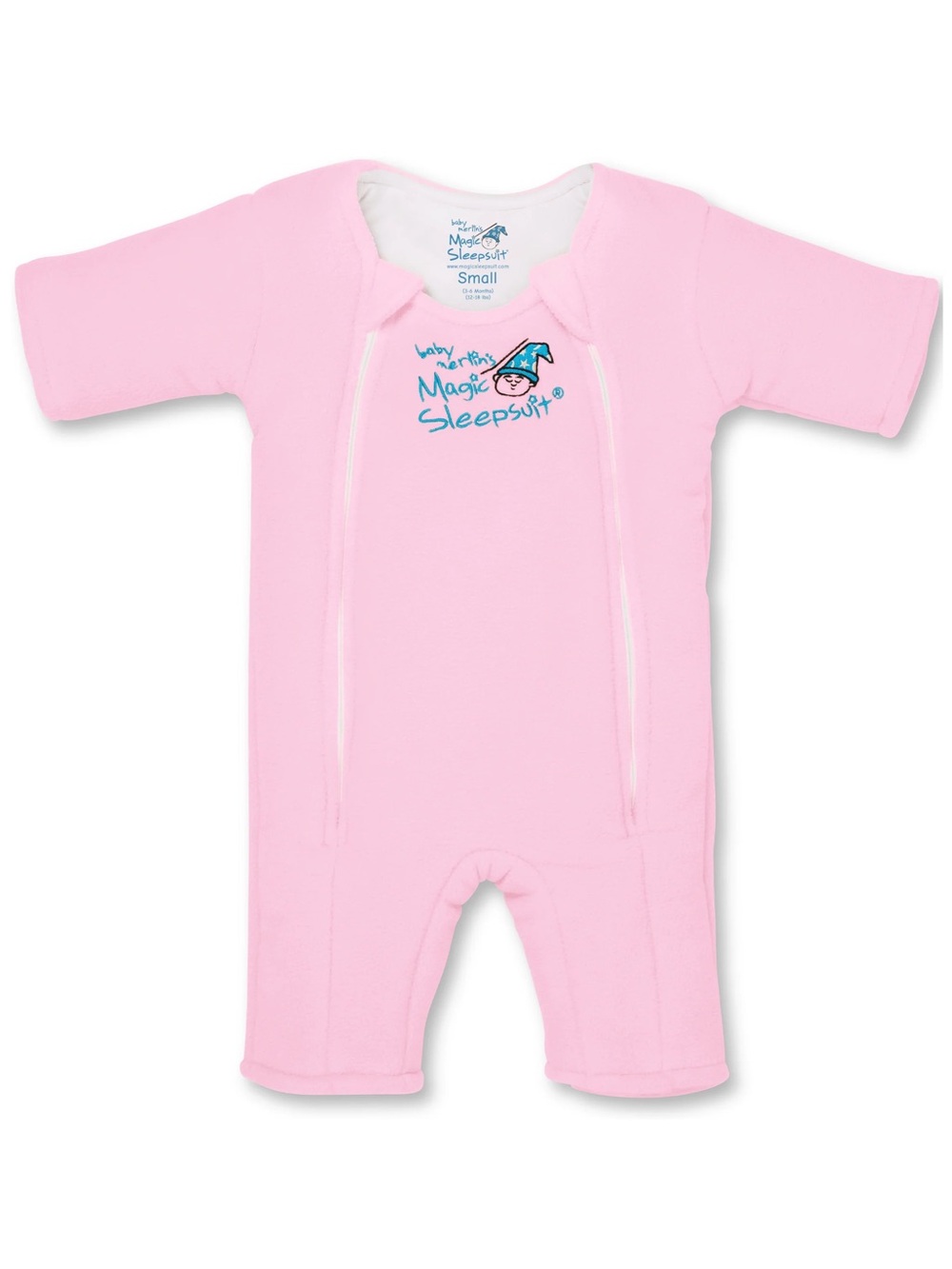 BABY MERLIN’S Magic Sleep Suit in Pink- Small (3-6M)